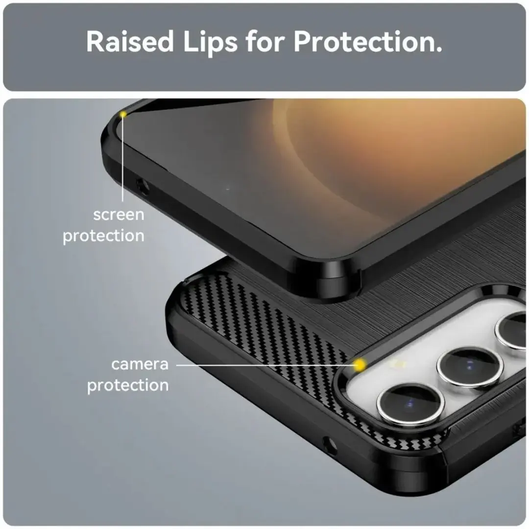 Selected TPU Hoesje Samsung Galaxy S23 FE - Zwart