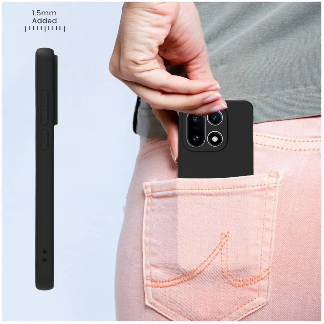 Selected by GSMpunt OnePlus 15 Hoesje - Zwart Dun TPU