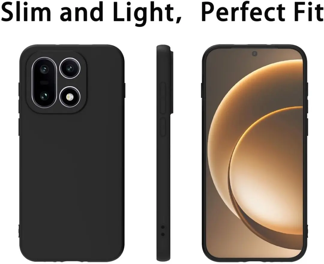 Selected by GSMpunt OnePlus 15 Hoesje - Zwart Dun TPU