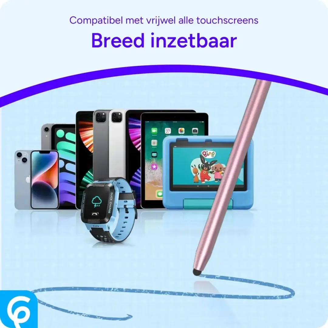 Selected SBG Universele Stylus Pen Roze Goud