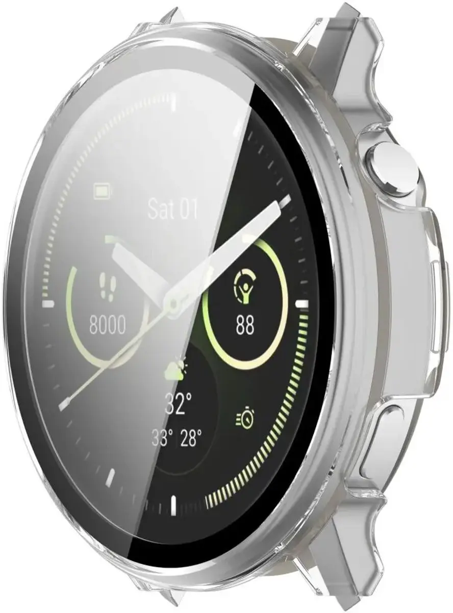Selected Hoesje Garmin Venu 4 45mm - Tempered Glass - Transparant