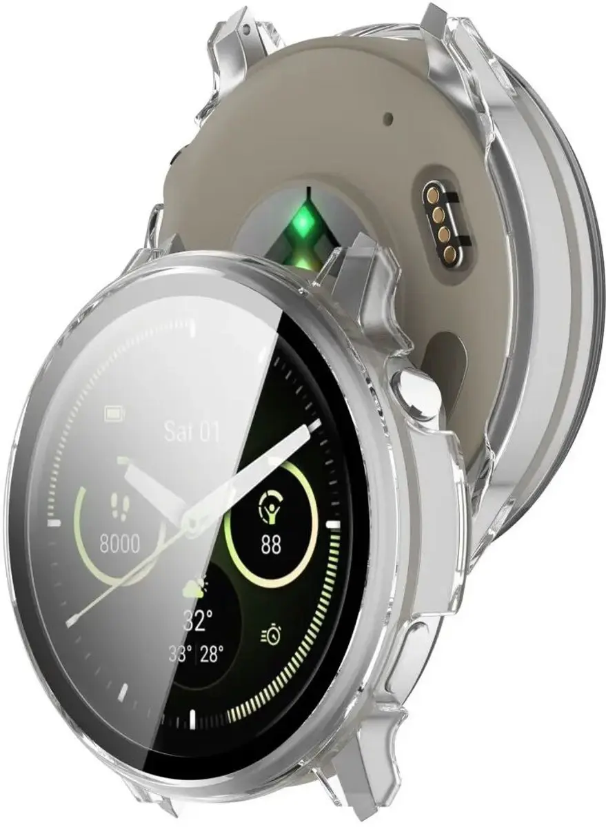 Selected Hoesje Garmin Venu 4 45mm - Tempered Glass - Transparant