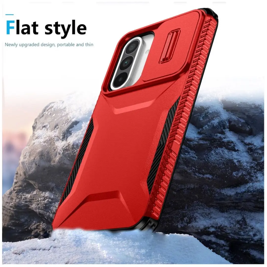 Selected Hoesje Samsung Galaxy A56/A36/A37 Camera Slider Rood - afbeelding 6 van 6