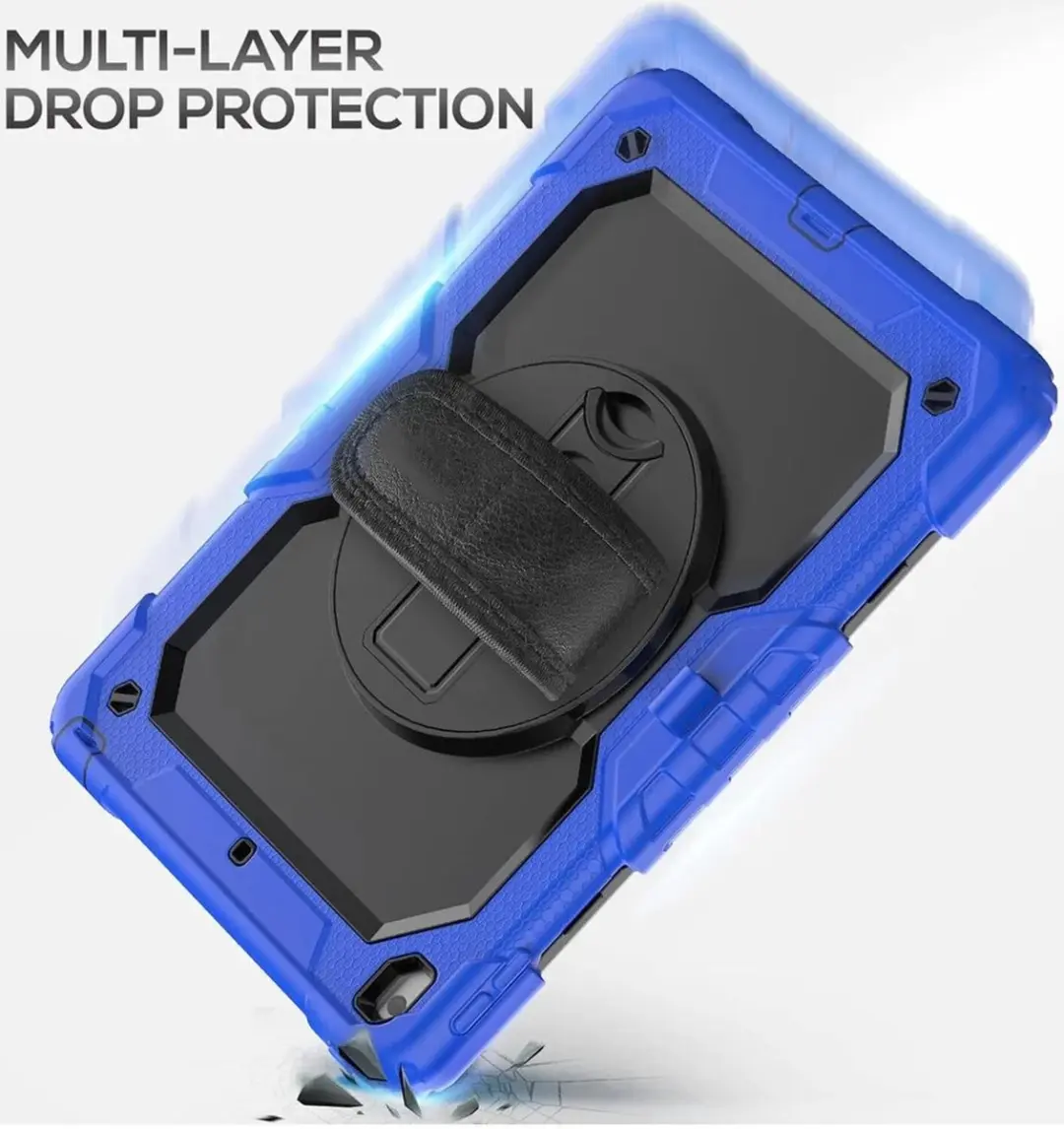 Selected by GSMpunt.nl iPad 10.2 Hoes - Blauw - met Screenprotector & Riemen