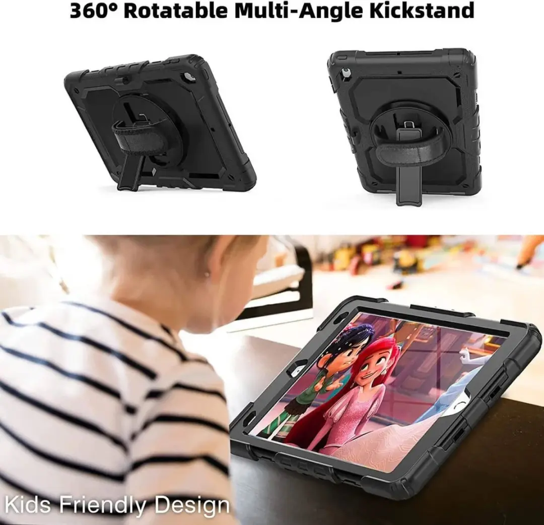 Selected by GSMpunt.nl iPad 10.2 Hoes - Blauw - met Screenprotector & Riemen