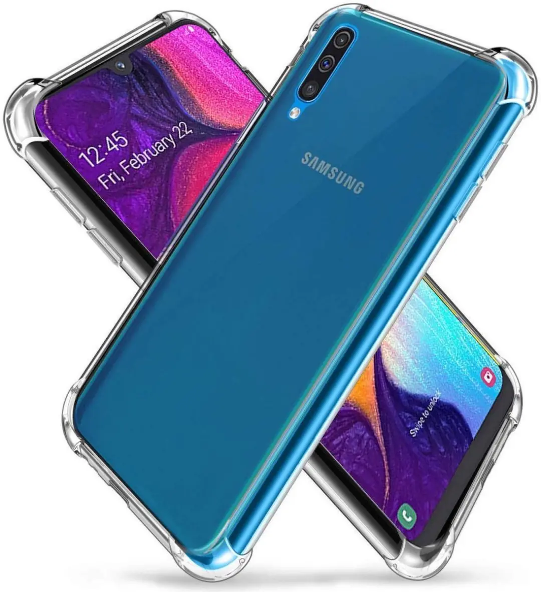 Selected Transparant Schokbestendig Hoesje Samsung Galaxy A50