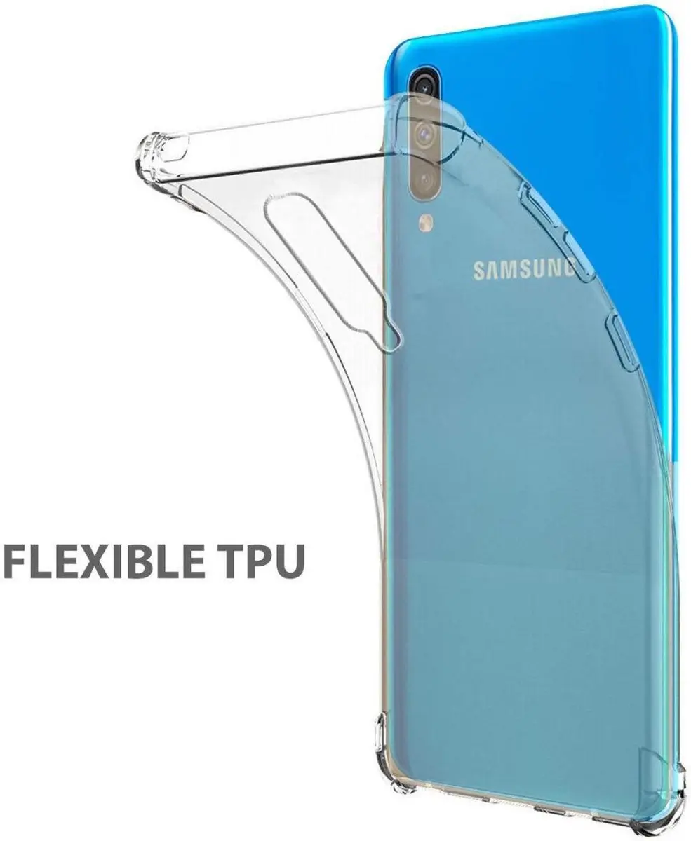 Selected Transparant Schokbestendig Hoesje Samsung Galaxy A50