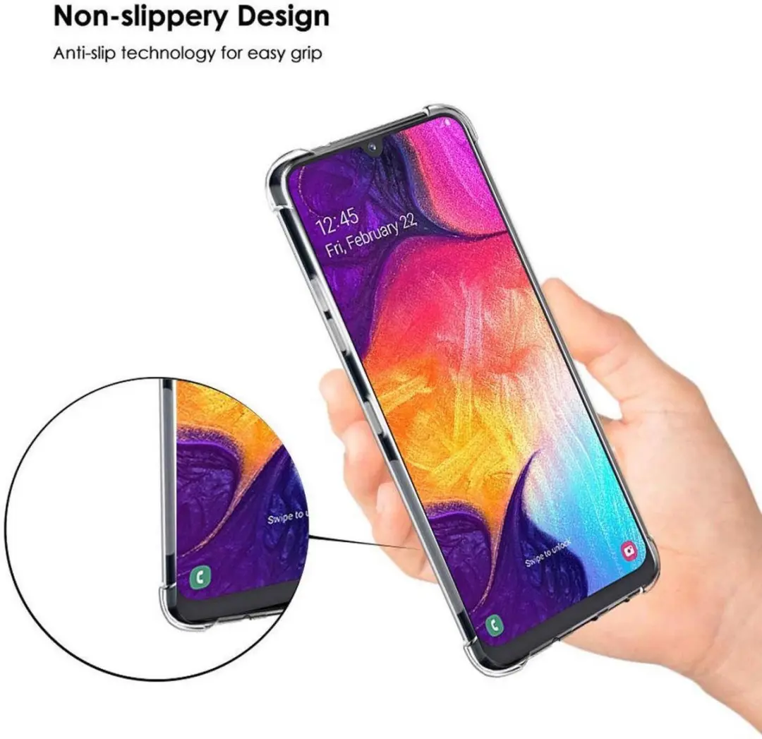 Selected Transparant Schokbestendig Hoesje Samsung Galaxy A50 - afbeelding 6 van 6