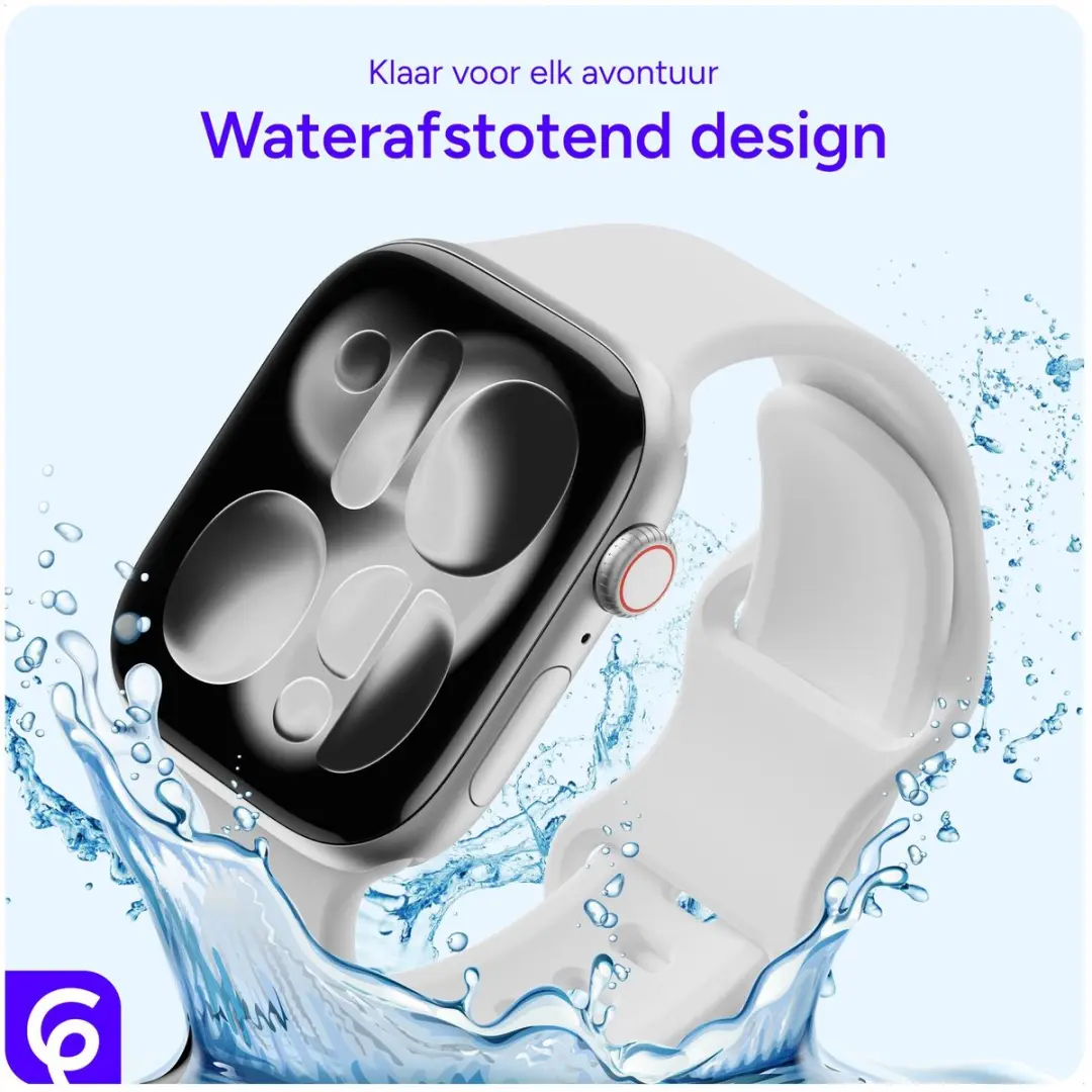 Selected Siliconen Horlogebandje Apple Watch 38-42mm - Wit