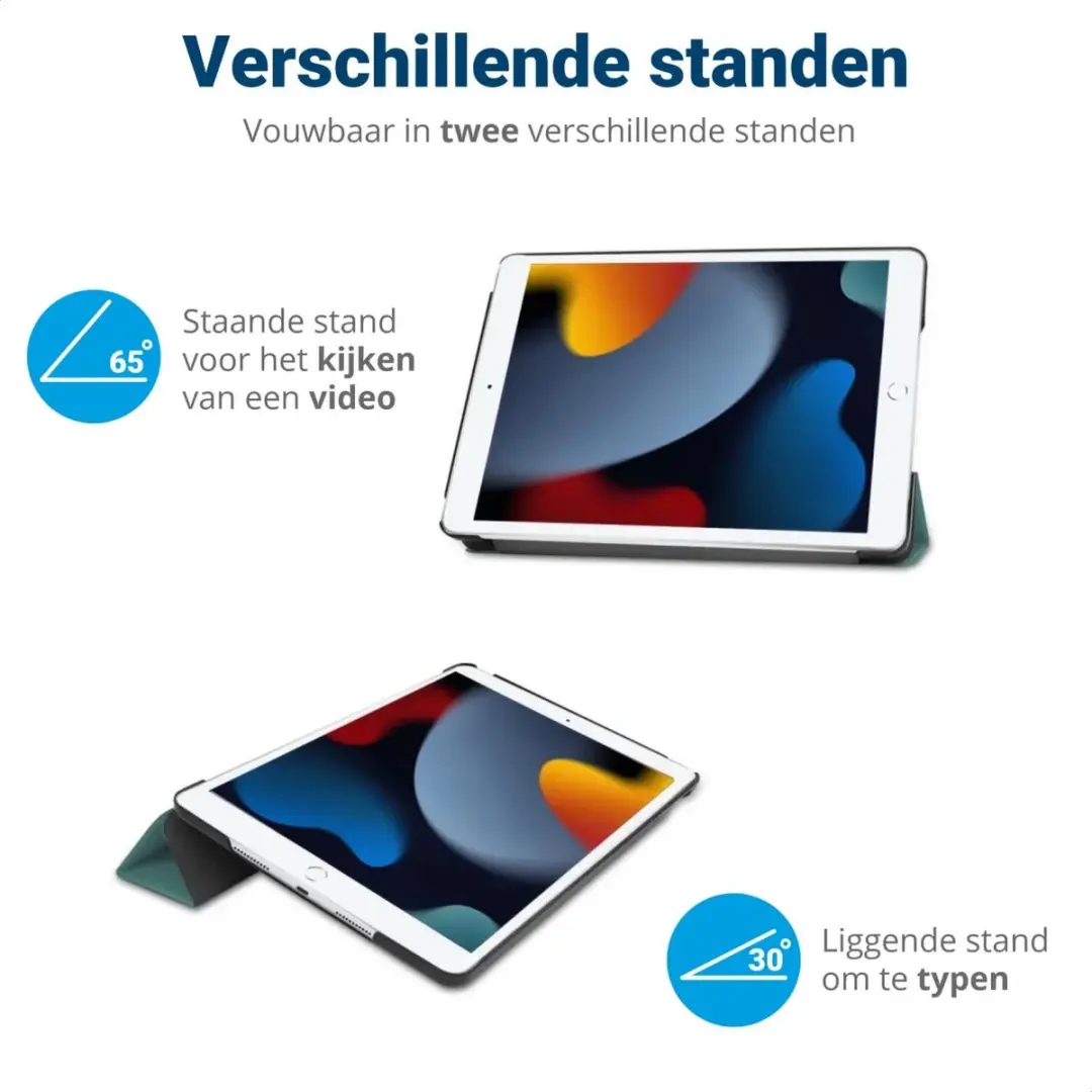 Selected by GSMpunt.nl Tablethoes Apple iPad 10.2 - Groen