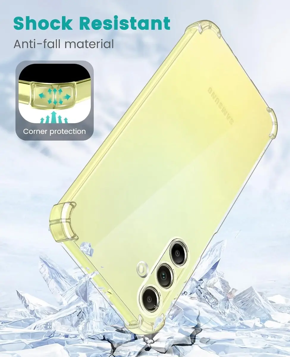 Selected Transparant TPU Hoesje Samsung Galaxy A15 - Schokbestendig