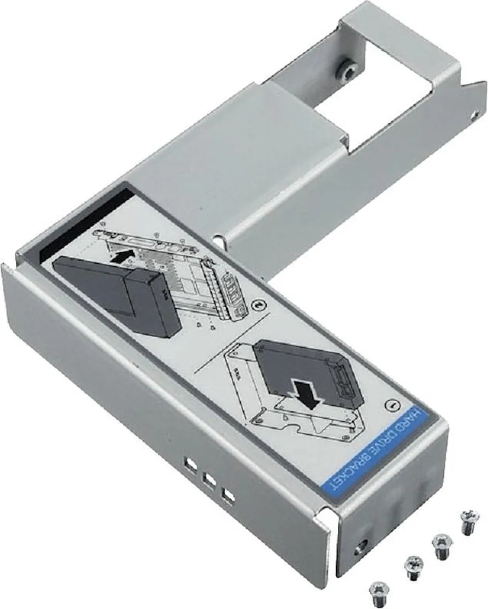 Dell 9W8C4 Verloopbracket 2.5" naar 3.5" Hotswap - Metaal - afbeelding 4 van 4