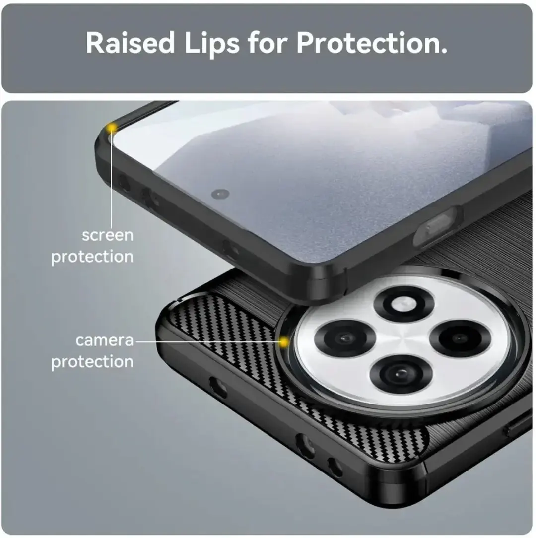 Selected TPU Hoesje OnePlus 13R - Zwart - afbeelding 6 van 6