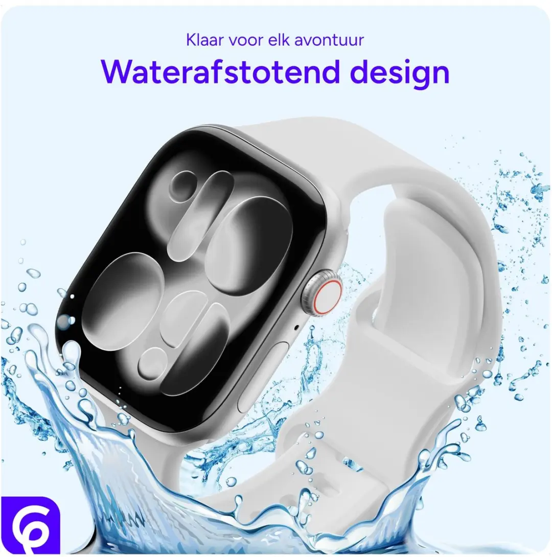 Selected SBG Siliconen Bandje Apple Watch Ultra 3 49mm - Wit
