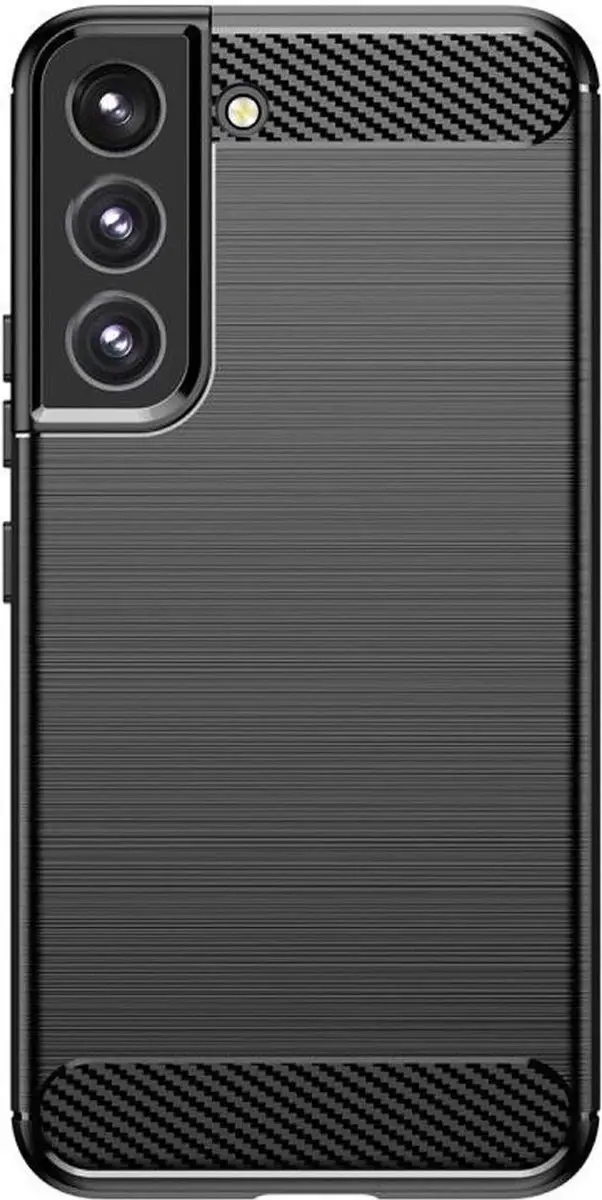 Selected Geborsteld TPU Hoesje Samsung Galaxy S23 - Zwart
