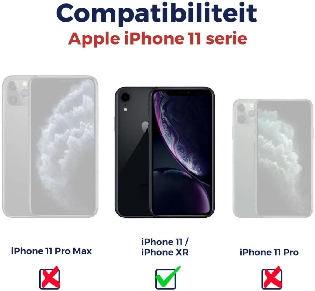 Selected SBG Outdoor Case iPhone 11 - Waterdicht Transparant Zwart
