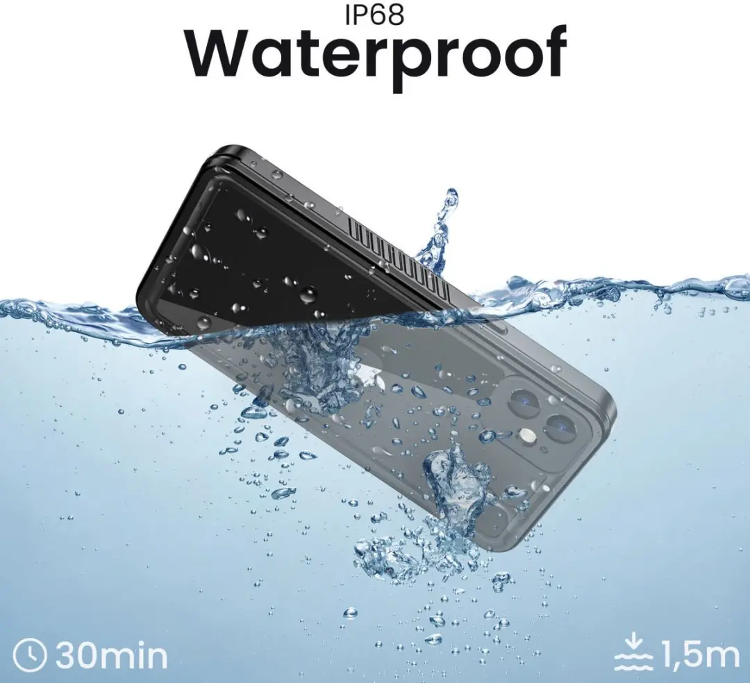 Selected SBG Outdoor Case iPhone 11 - Waterdicht Transparant Zwart