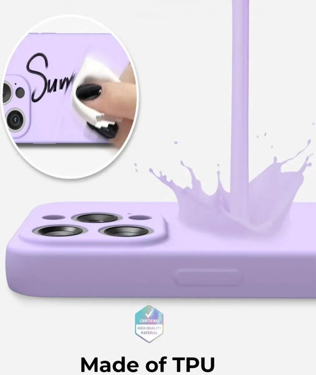Selected by GSMpunt Apple iPhone 15 Pro Hoesje - Lila - Dun TPU