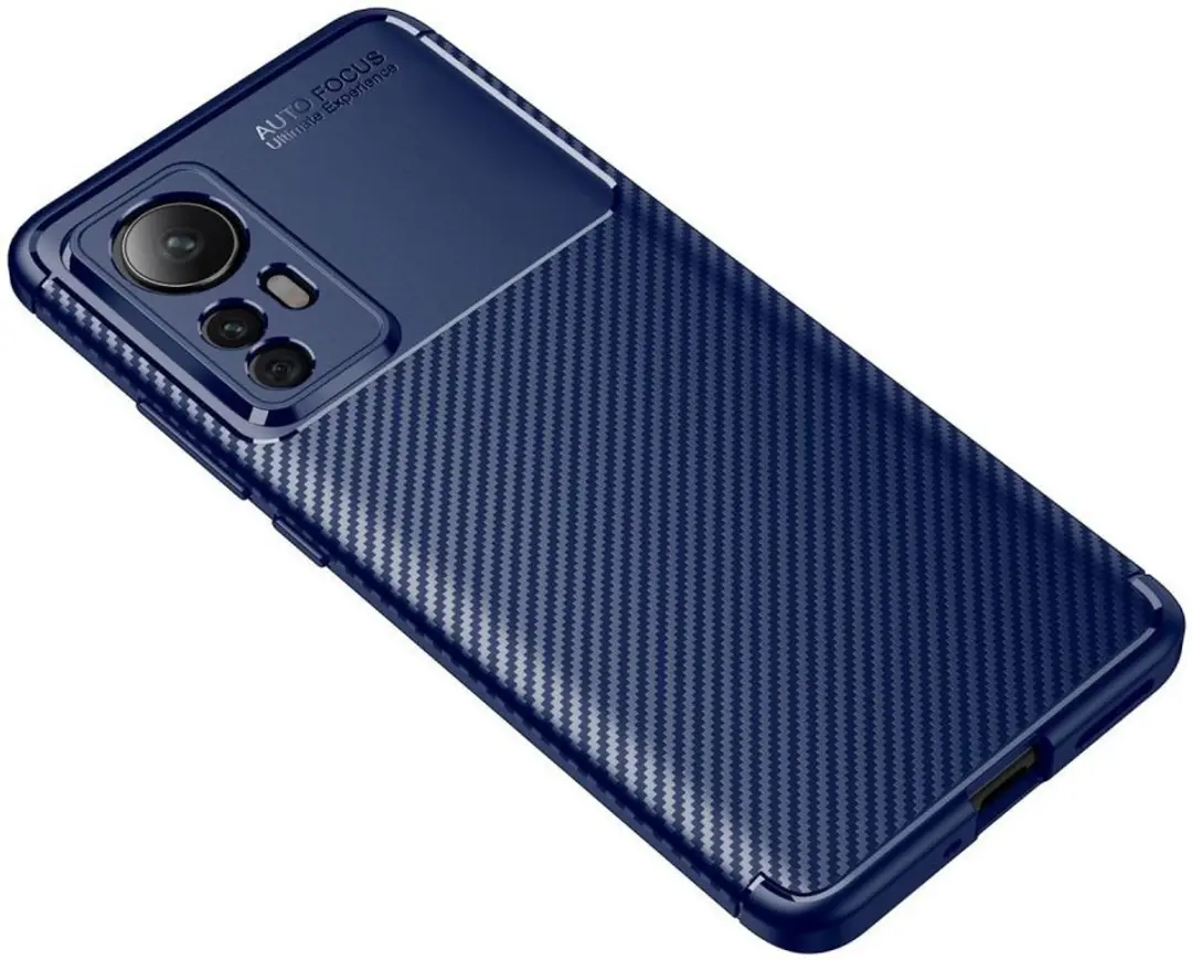 Xiaomi 12/12X Siliconen Hoesje - Blauw