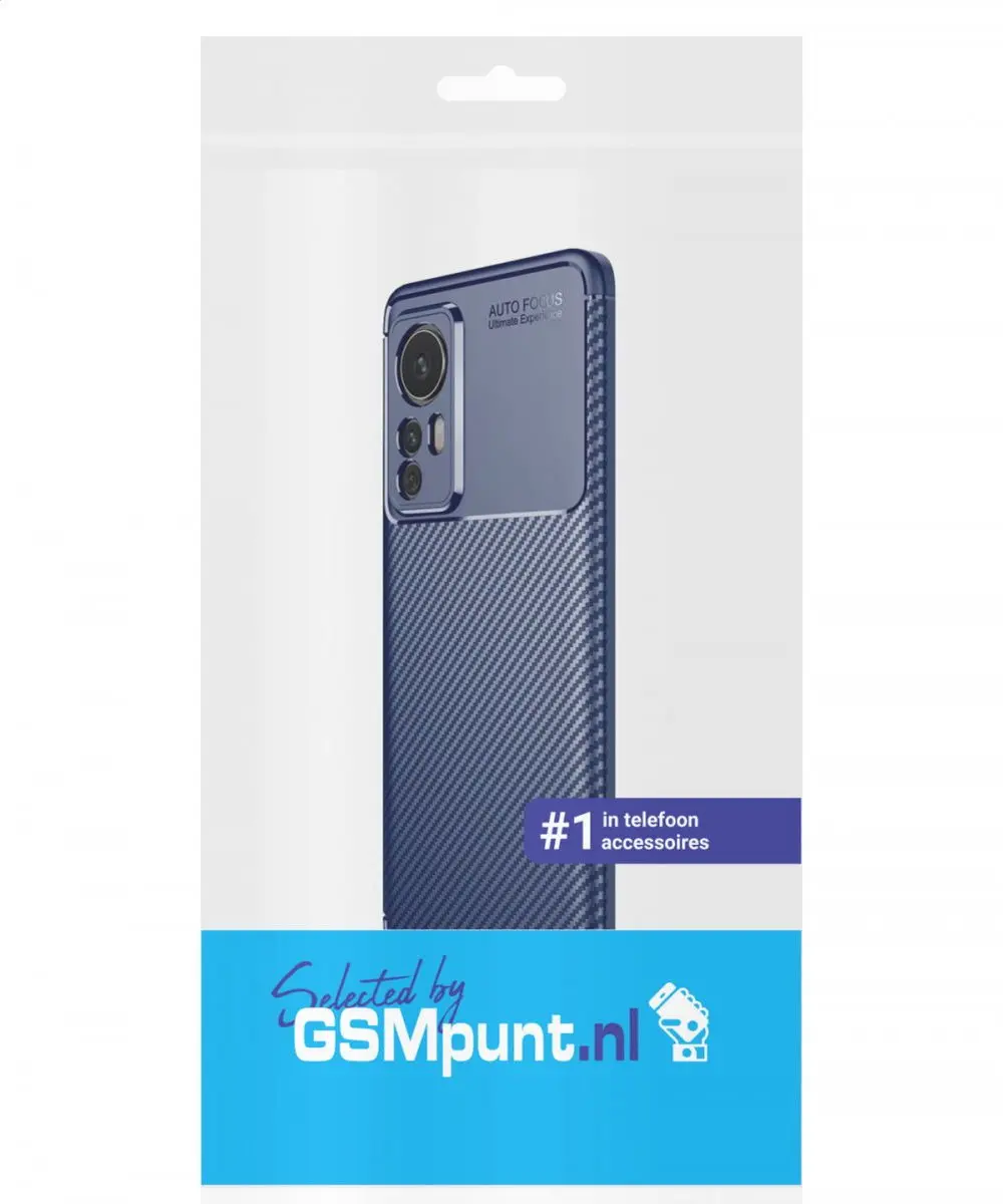 Xiaomi 12/12X Siliconen Hoesje - Blauw