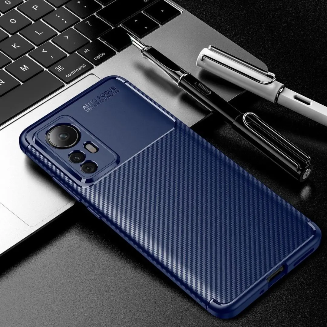 Xiaomi 12/12X Siliconen Hoesje - Blauw