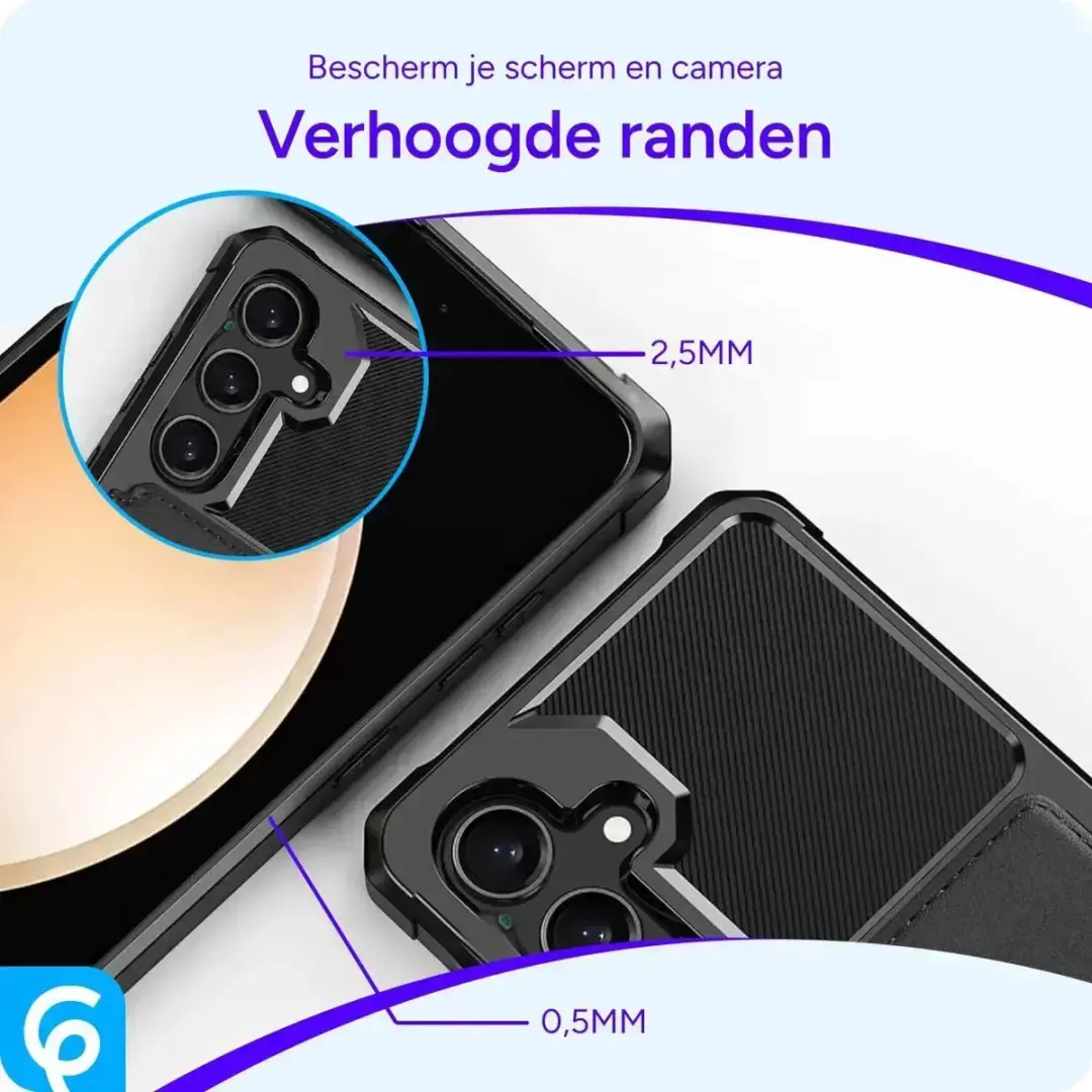 Selected Portemonnee Hoesje Samsung Galaxy S26 Plus - 3 Pasjes - Zwart - afbeelding 6 van 6