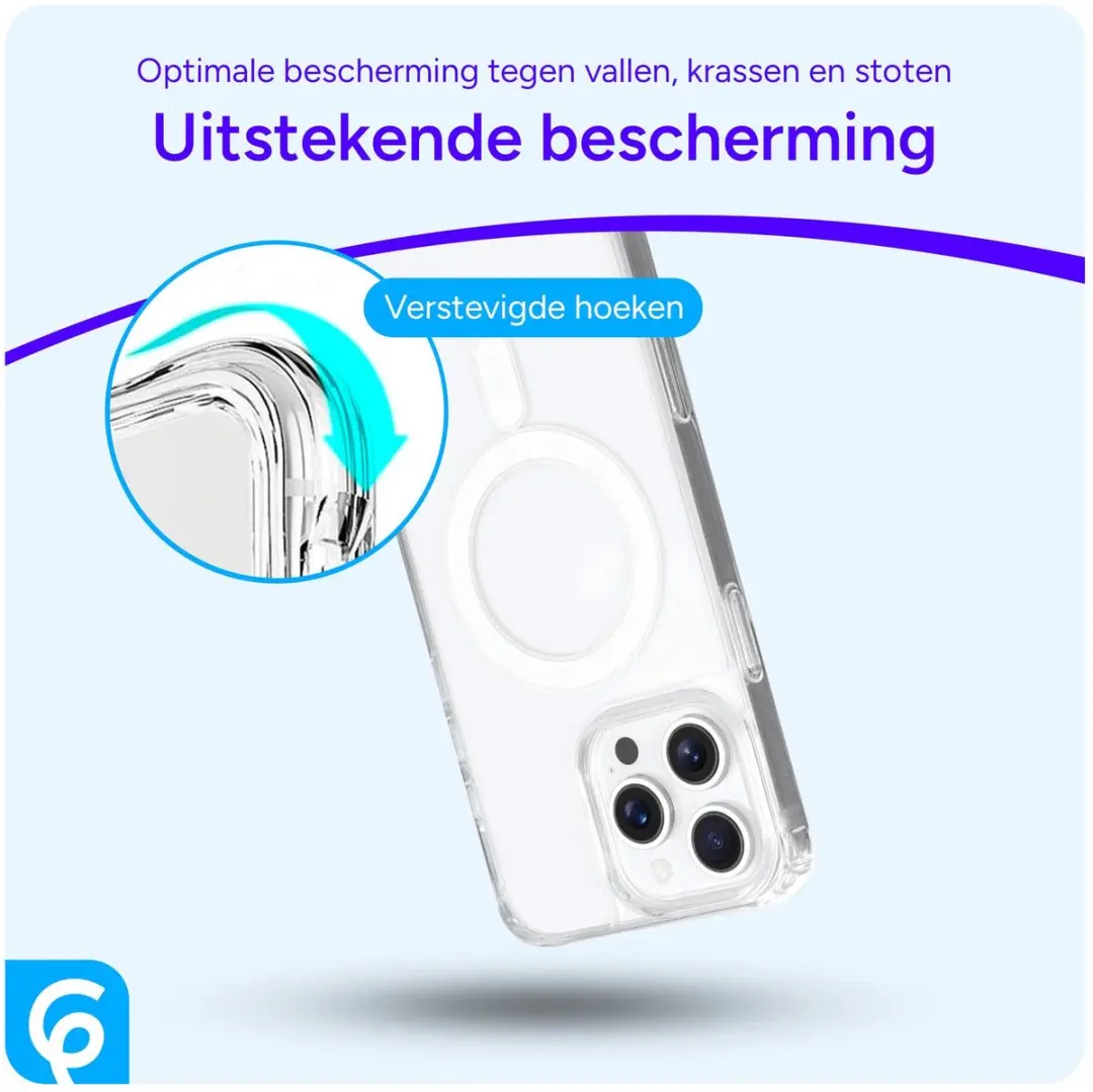 Selected by GSMpunt Hoesje iPhone 16 Pro Max MagSafe - Transparant