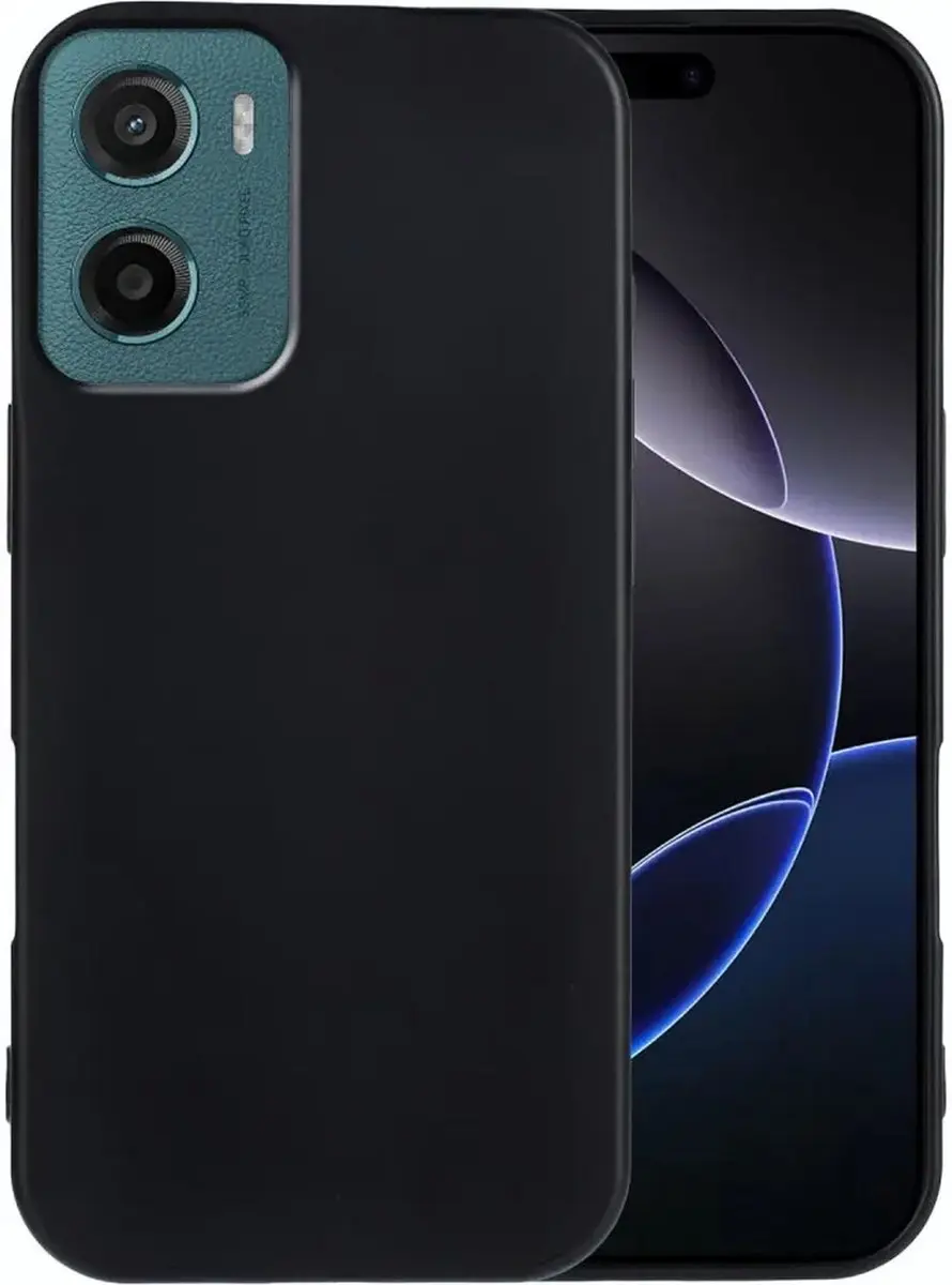 Selected Zwart Dun TPU Hoesje Motorola Moto G05