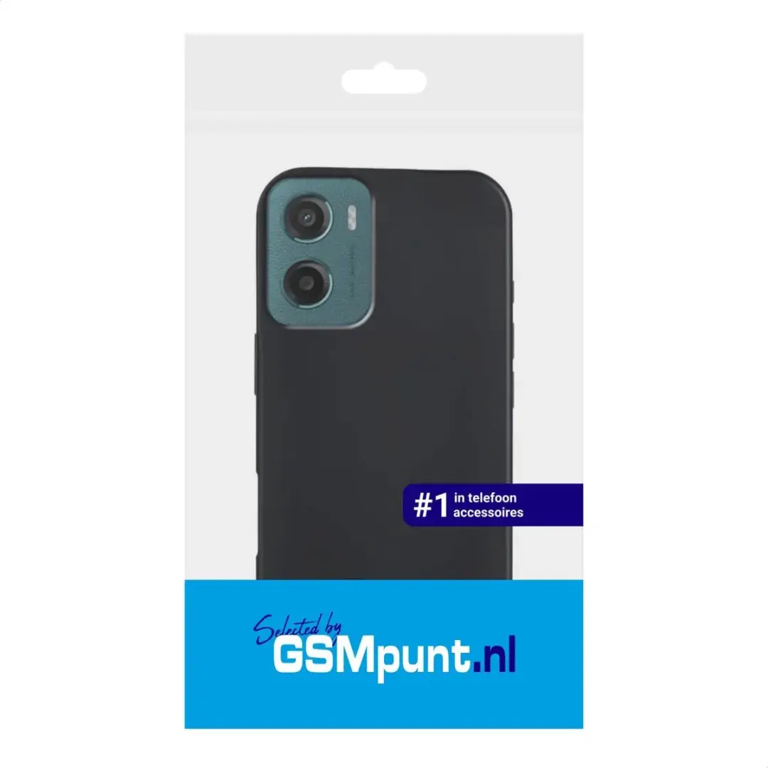 Selected Zwart Dun TPU Hoesje Motorola Moto G05