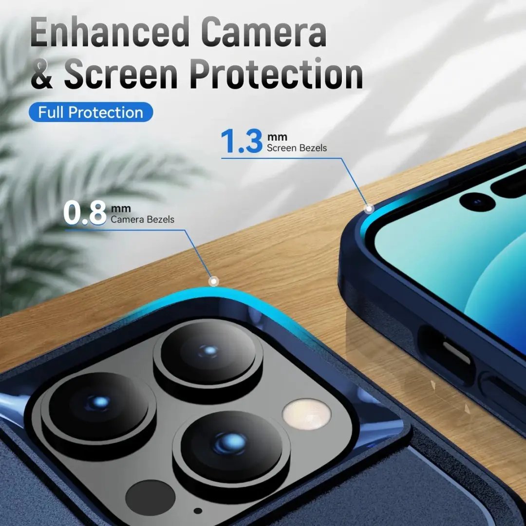 Selected Back Cover iPhone 15 Pro Max Blauw