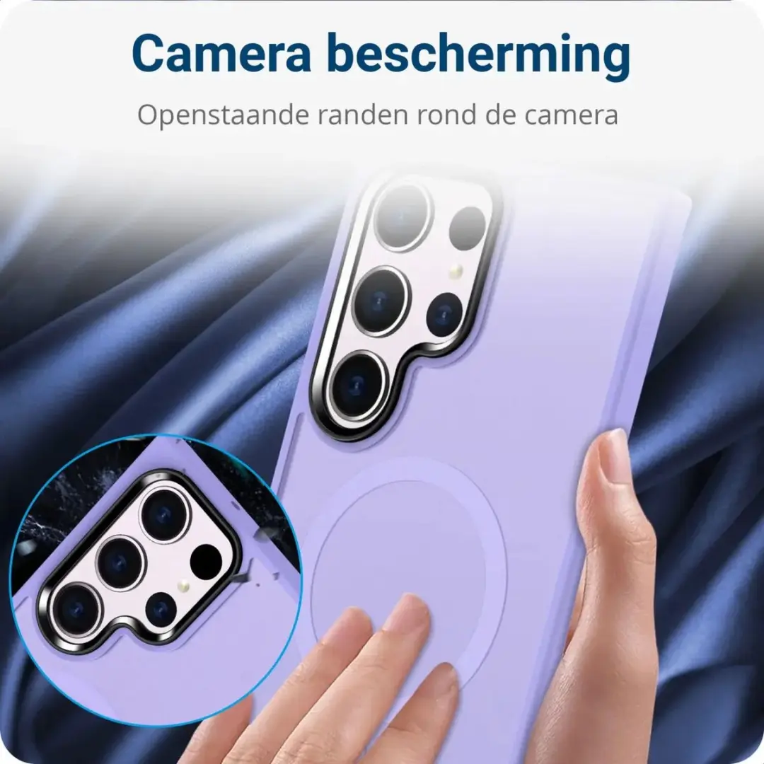 Selected Hoesje Samsung Galaxy S23 Ultra MagSafe - Violet