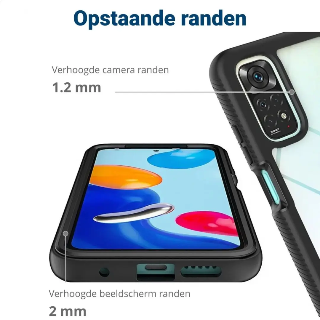 Xiaomi Redmi Note 11/11S Hoesje - Blauw - Full Protect