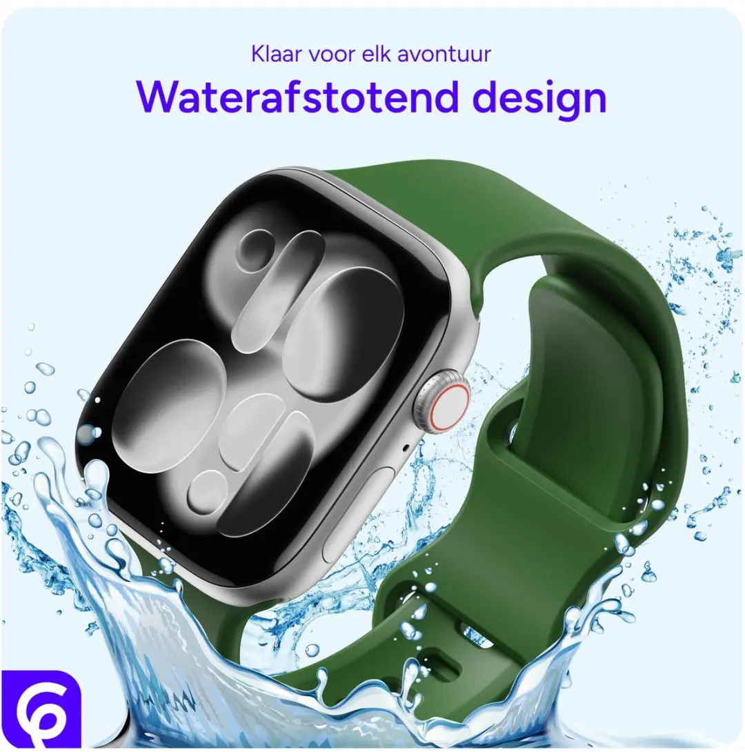 Selected SBG Siliconen Bandje Apple Watch 10 46mm - Alfalfa