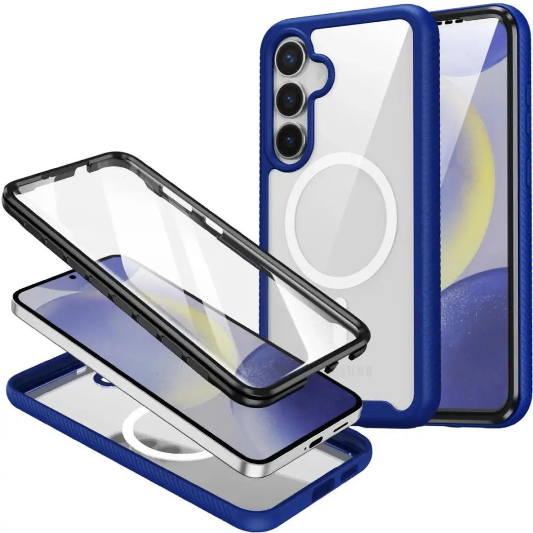 Selected Hoesje Samsung Galaxy S25 Plus - Blauw - MagSafe