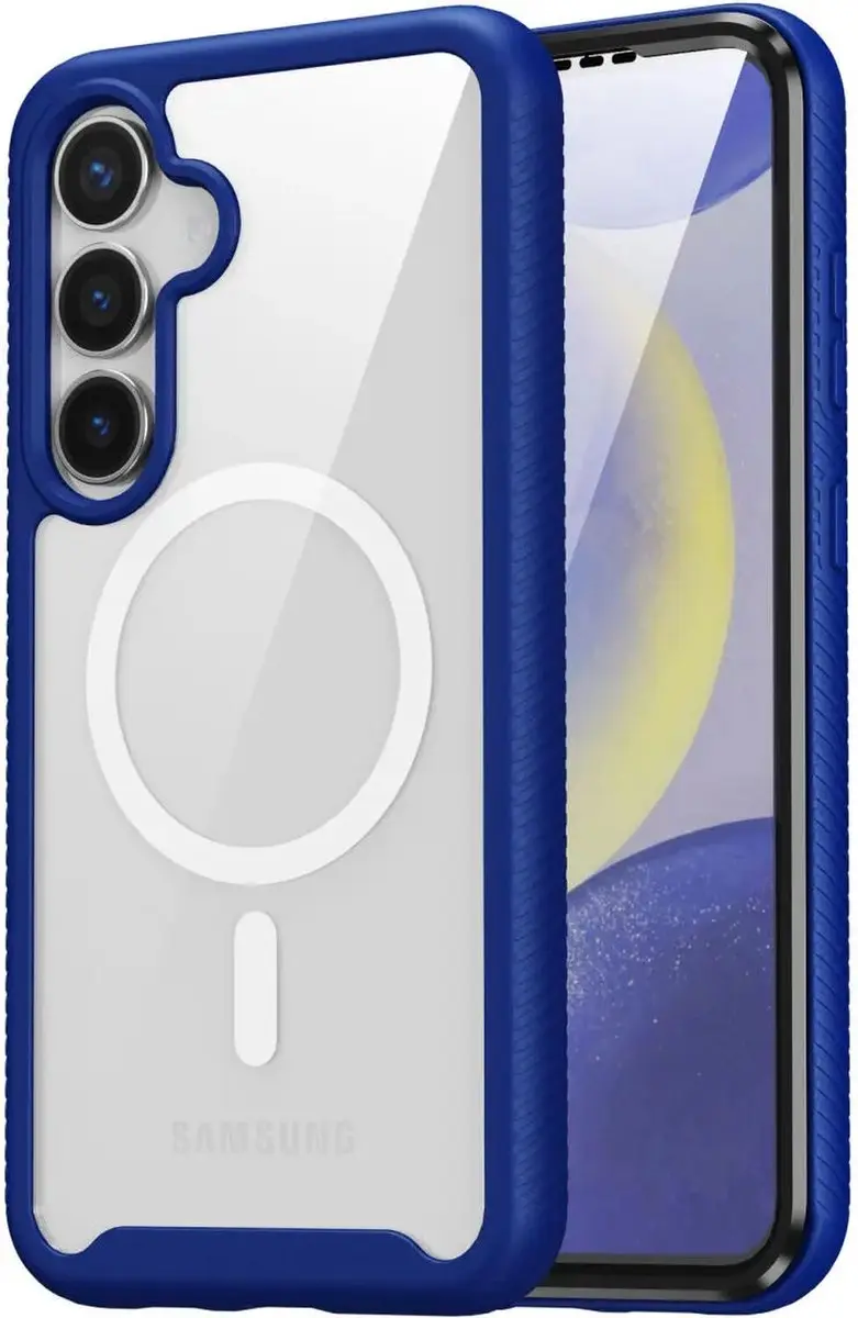 Selected Hoesje Samsung Galaxy S25 Plus - Blauw - MagSafe