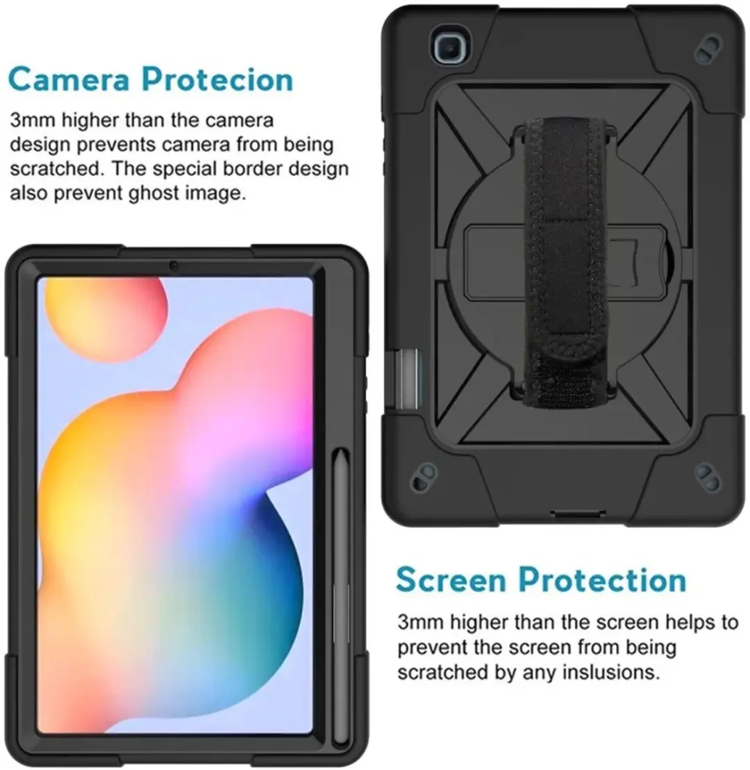 Selected Back Cover Samsung Galaxy Tab S6 Lite - Zwart