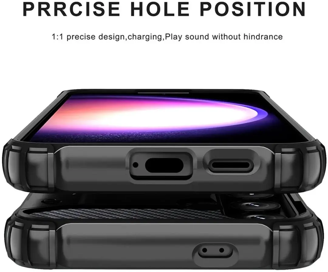 Samsung Galaxy S24 Hoesje - Schokbestendig Zwart