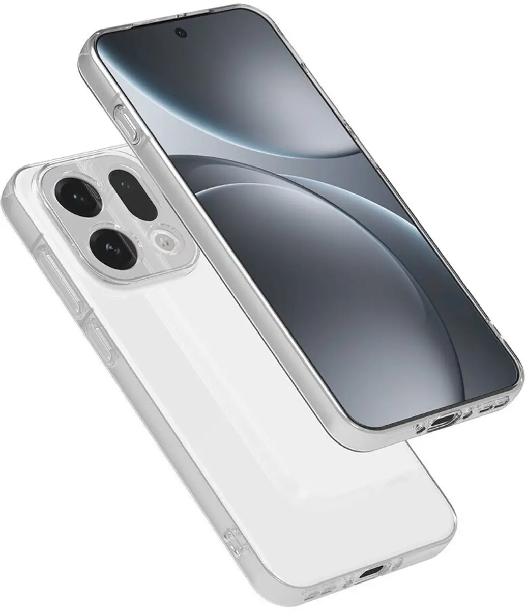 Selected Transparant TPU Hoesje Oppo Find X9 Pro