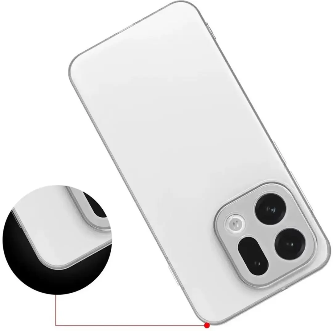 Selected Transparant TPU Hoesje Oppo Find X9 Pro