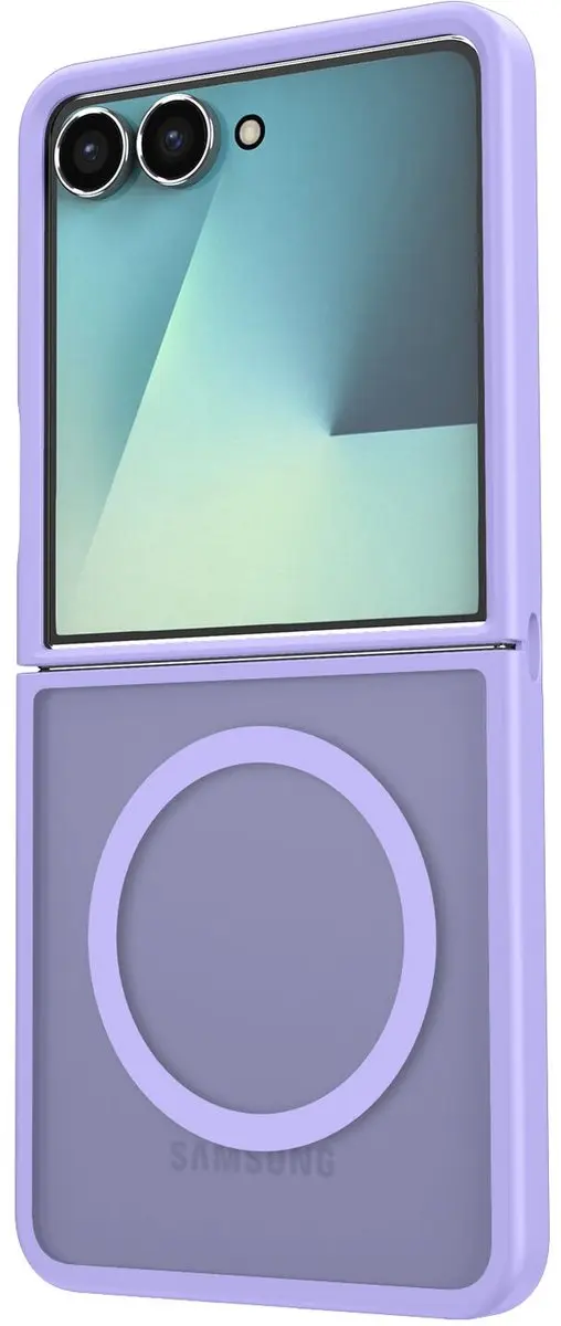 Selected Hoesje Samsung Galaxy Z Flip 7 MagSafe - Paars