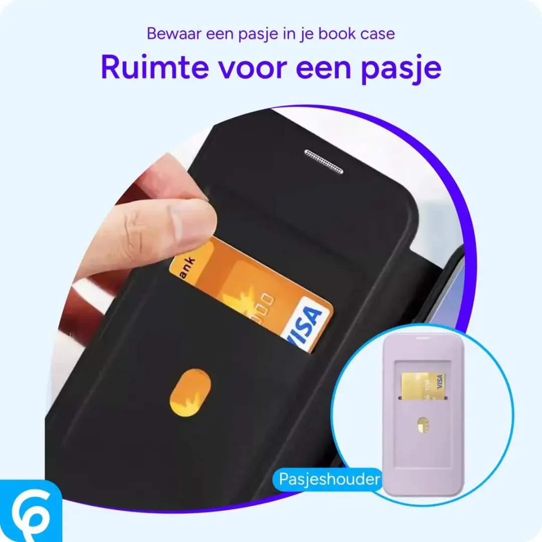 Selected Portemonnee Hoesje Samsung Galaxy S25 Plus - Paars