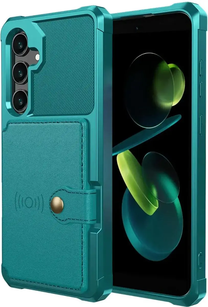 Selected Portemonnee Hoesje Samsung Galaxy A36 - Groen - 4 Pasjes