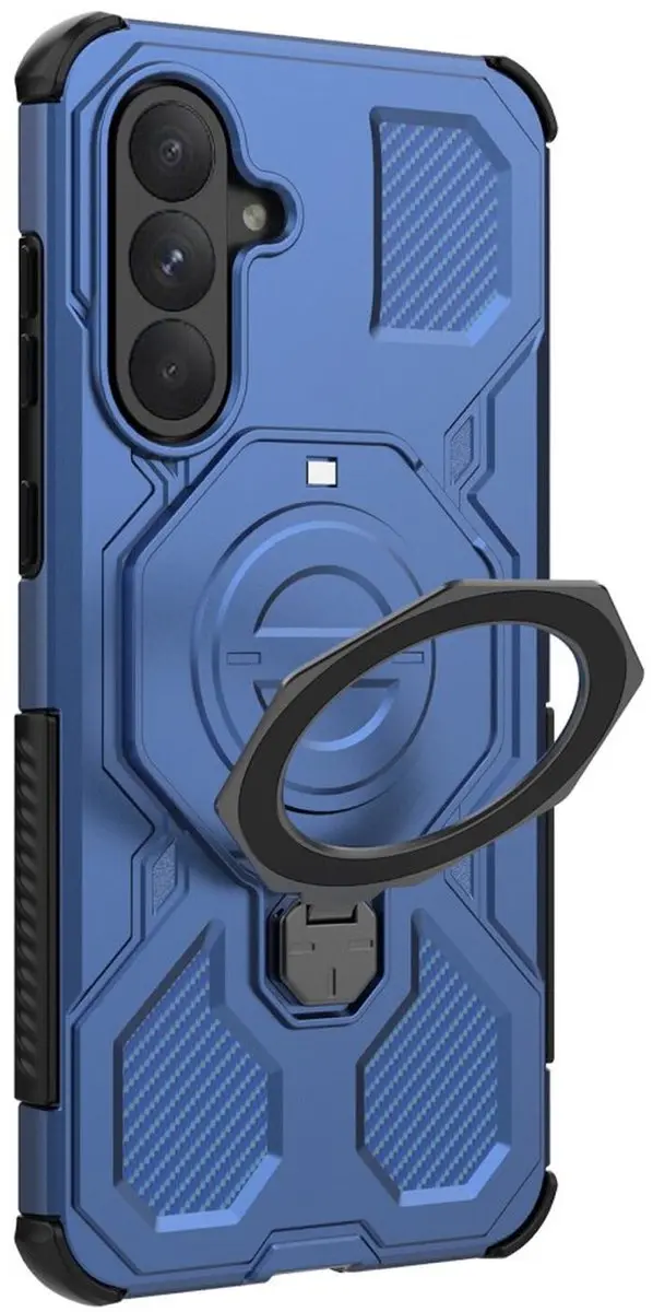 Selected Hoesje Samsung Galaxy A56 MagSafe Blauw - 360° Draaibaar