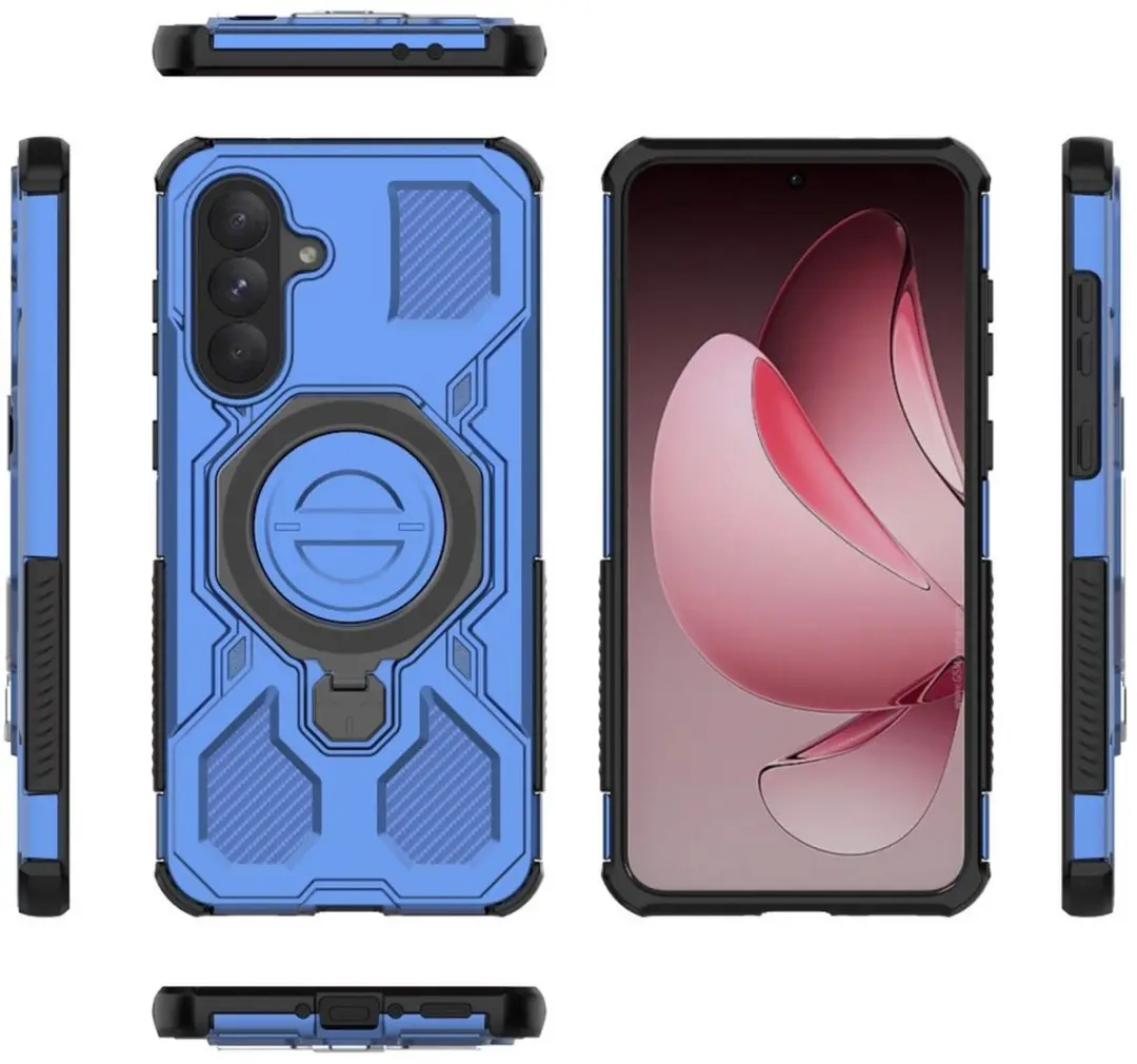 Selected Hoesje Samsung Galaxy A56 MagSafe Blauw - 360° Draaibaar