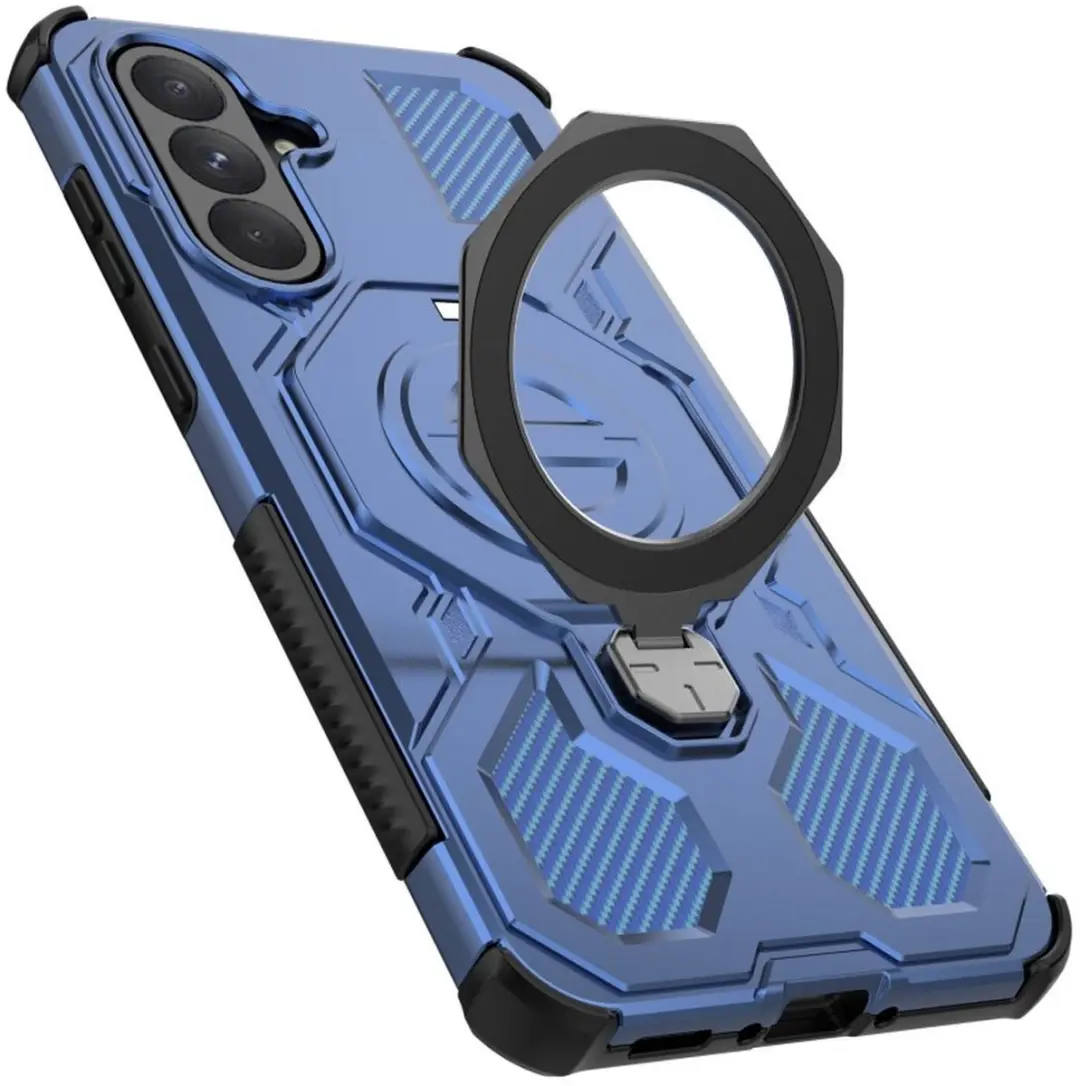 Selected Hoesje Samsung Galaxy A56 MagSafe Blauw - 360° Draaibaar