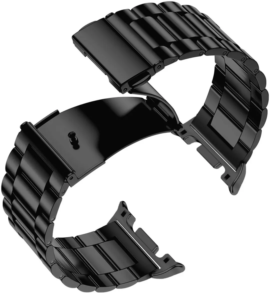 Selected SBG RVS Schakel Bandje Samsung Galaxy Watch 8/9 - Zwart