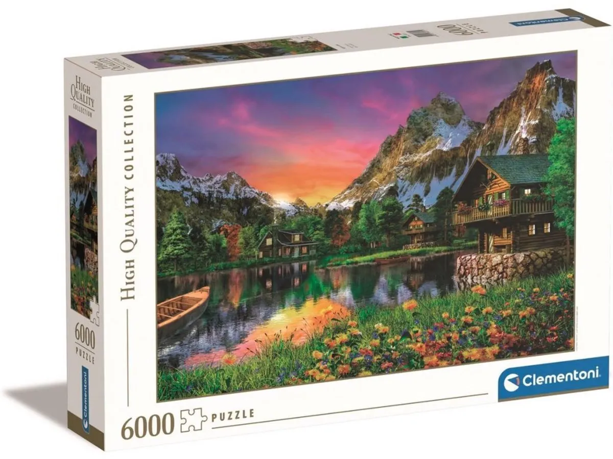 Clementoni Alpine Meer Puzzel 6000 Stukjes - Multicolor