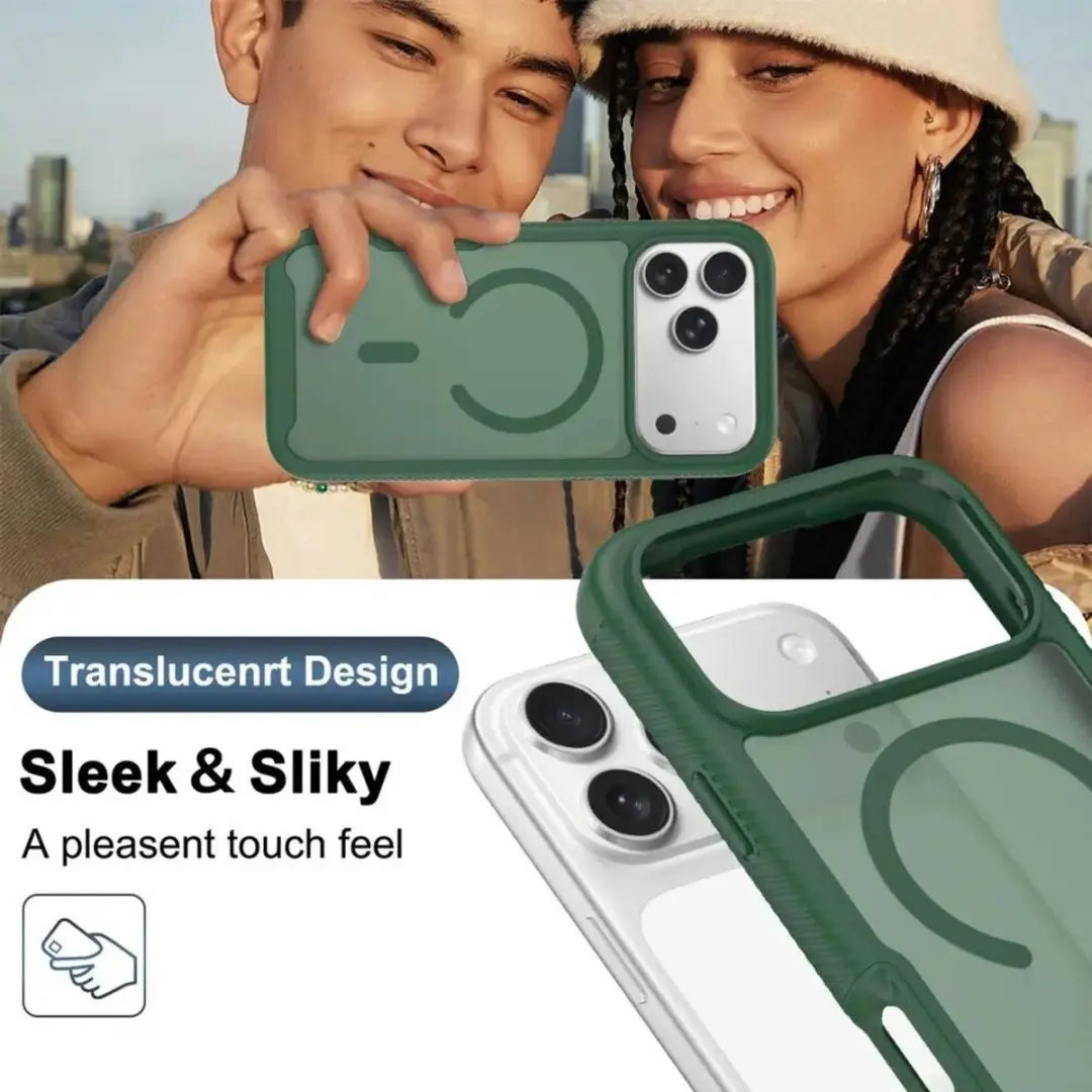 Selected Hoesje iPhone 17 Pro Max Matte Groen - MagSafe - afbeelding 6 van 6