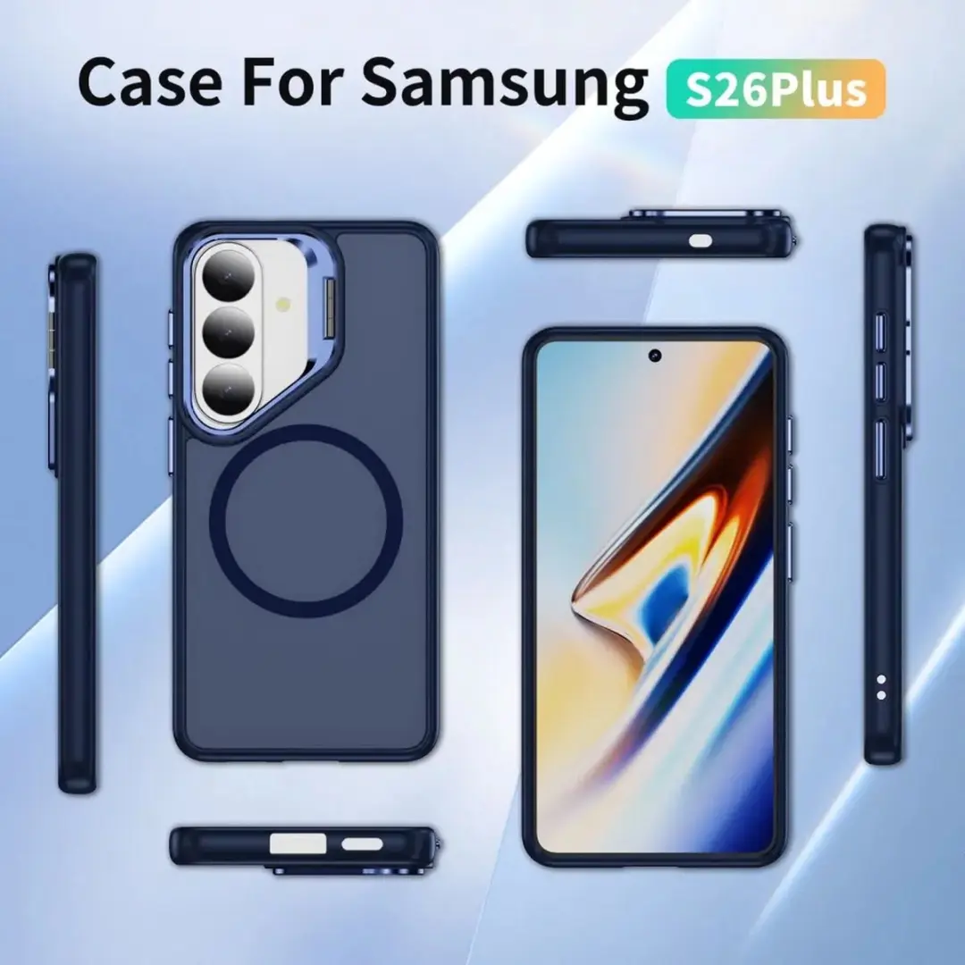 Selected Hoesje Samsung Galaxy S26 Plus - MagSafe Blauw