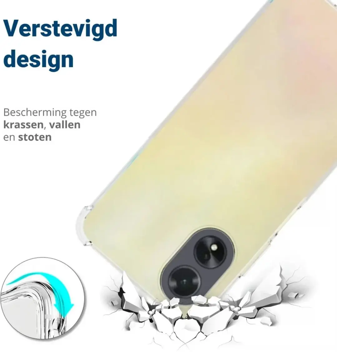 Selected Transparant Hoesje Oppo A38 - Schokbestendig